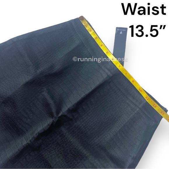 NWT Lulus Going Boldly Black Crocodile Vegan Leather Mini Skirt In Size Small - Picture 12 of 14